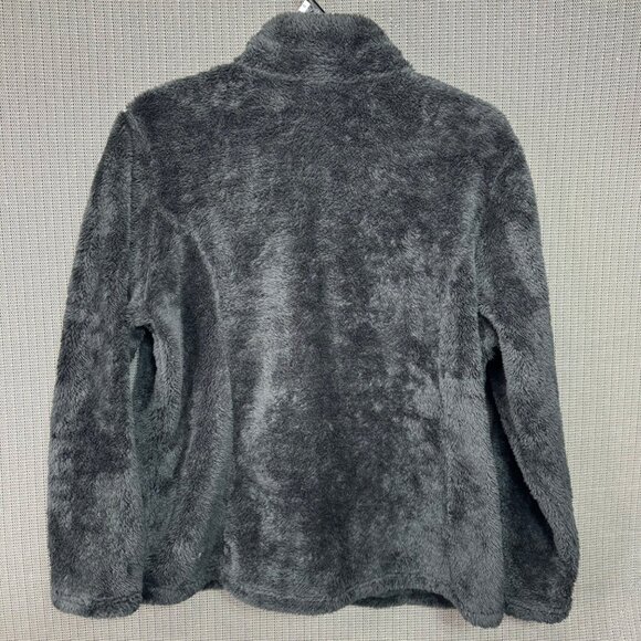 Free Country Womans Size XXL Plush Faux Fur Zip-Up Jacket - Black Polyester - Picture 2 of 10